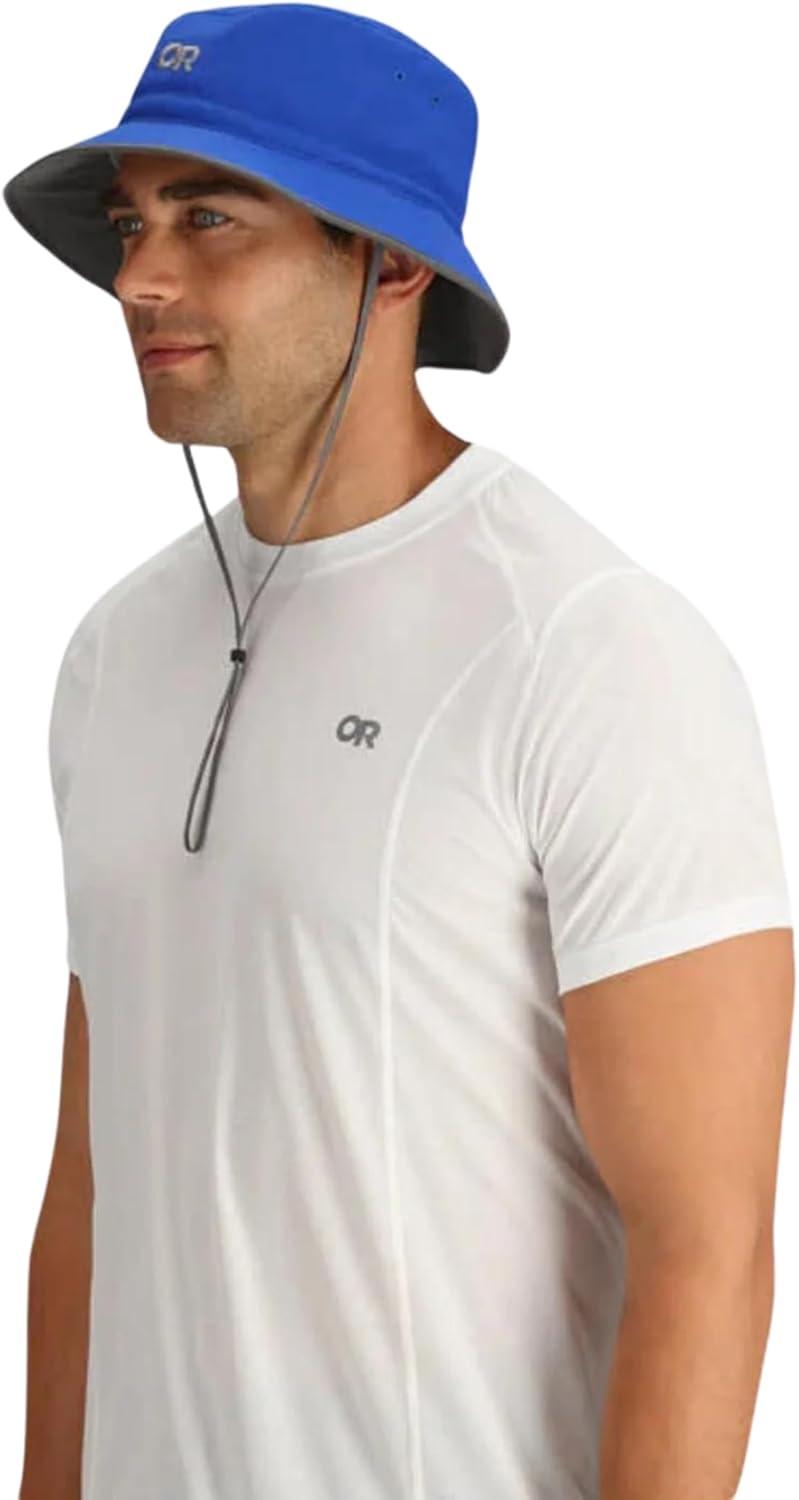 imageOutdoor Research Sun Bucket Hat  UPF 50 Wide Brim Lightweight Packable Hat for Hiking Fishing Travel amp Outdoor ProtectionTopaz