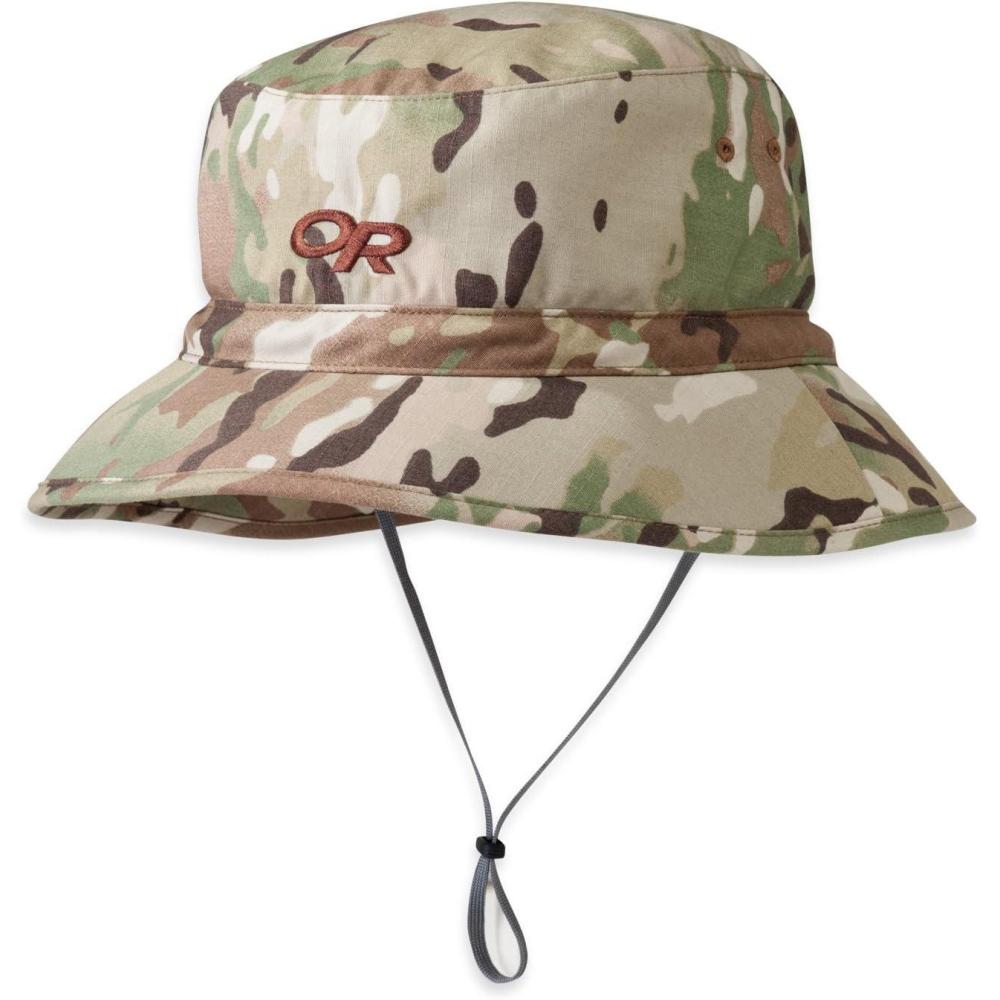 imageOutdoor Research Sun Bucket Hat  UPF 50 Wide Brim Lightweight Packable Hat for Hiking Fishing Travel amp Outdoor ProtectionMulticam