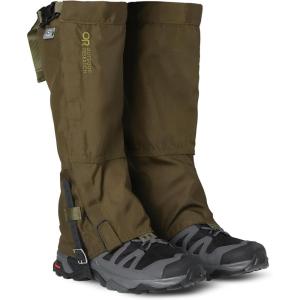 OUTDOOR RESEARCH Insect Shield Rocky Mountain High Gaiters II | Water Resistant, Durable Leg Guard for Hiking Trails, Dark Olive, S