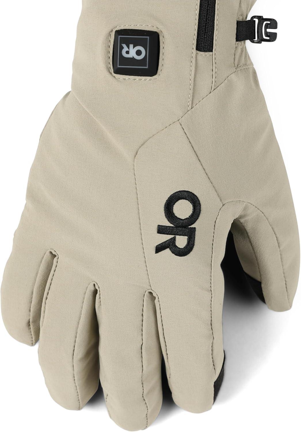 imageOutdoor Research Mens Sureshot Heated Softshell GlovesPro Khaki