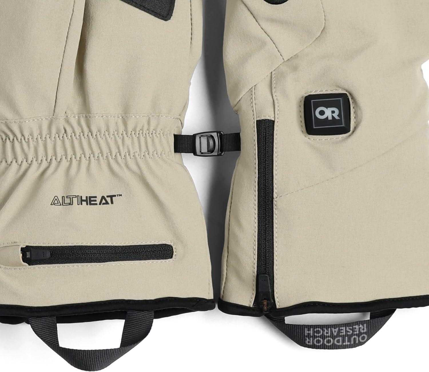 imageOutdoor Research Mens Sureshot Heated Softshell GlovesPro Khaki