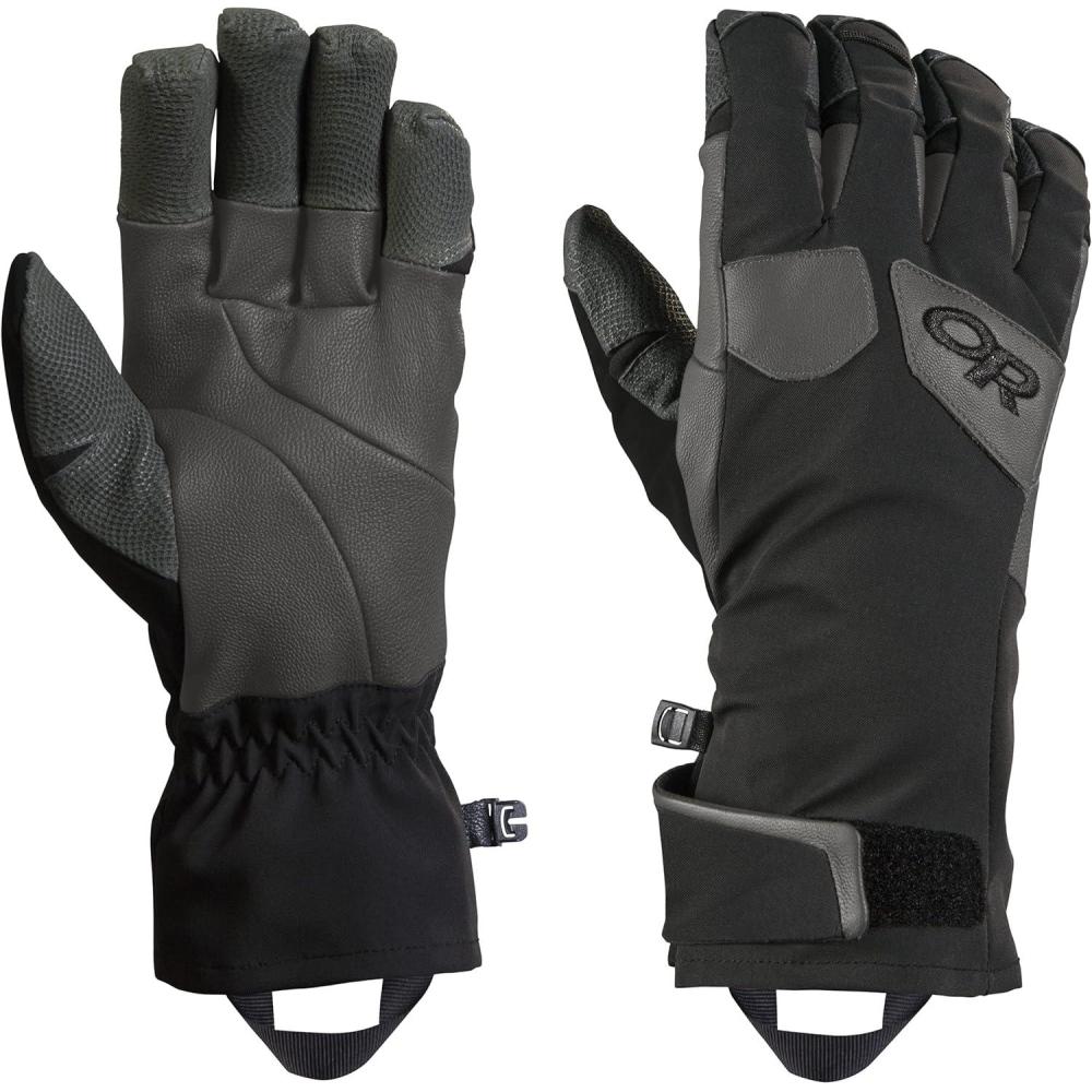 imageOutdoor Research Mens Extravert Glovesblackcharcoal