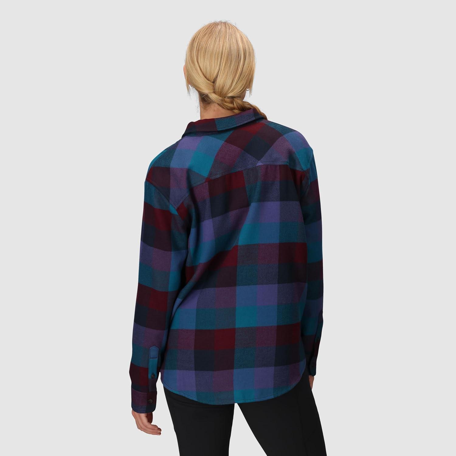 imageOutdoor Research Womens Feedback Flannel Twill ShirtWinterberry Plaid