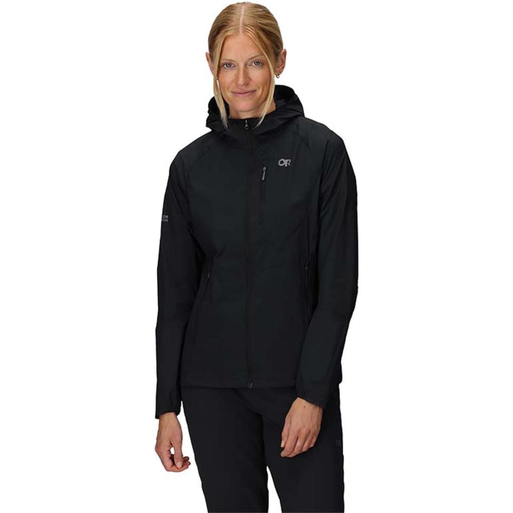 imageOutdoor Research Womens Shadow Wind Hoodie Black S
