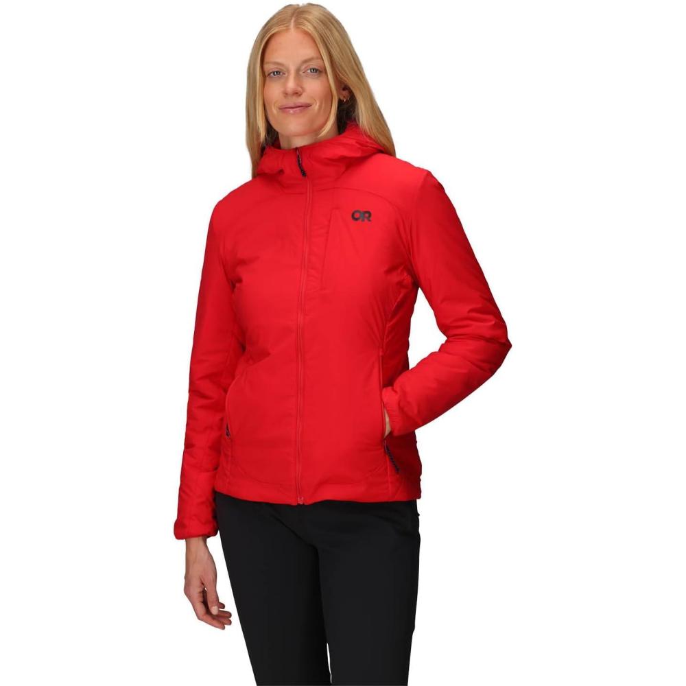 imageOutdoor Research Womens Vesper Insulated Hoodie  Lightweight Water Resistant Hiking Jacket 4Seasons ComfortLingonberry