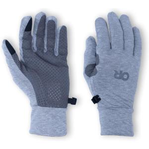Outdoor Research Unisex Activelce Chroma Full Sun Gloves – Lightweight & Breathable UPF 50 Sun Protection Glove(Grey Heather)