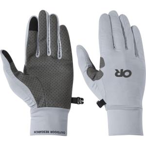 Outdoor Research Unisex Activelce Chroma Full Sun Gloves – Lightweight & Breathable UPF 50 Sun Protection Glove(Titanium Grey)