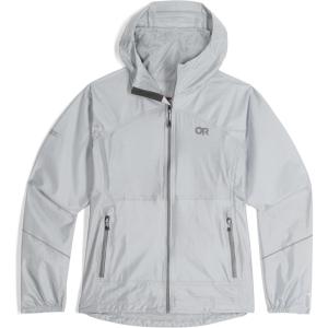 Outdoor Research Women’s Helium Rain Jacket, Titanium, XL