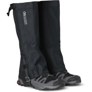 Outdoor Research Women’s Rocky Mountain High Gaiters II | Water Resistant, Durable Leg Protection for Hiking Trails, Black, Small