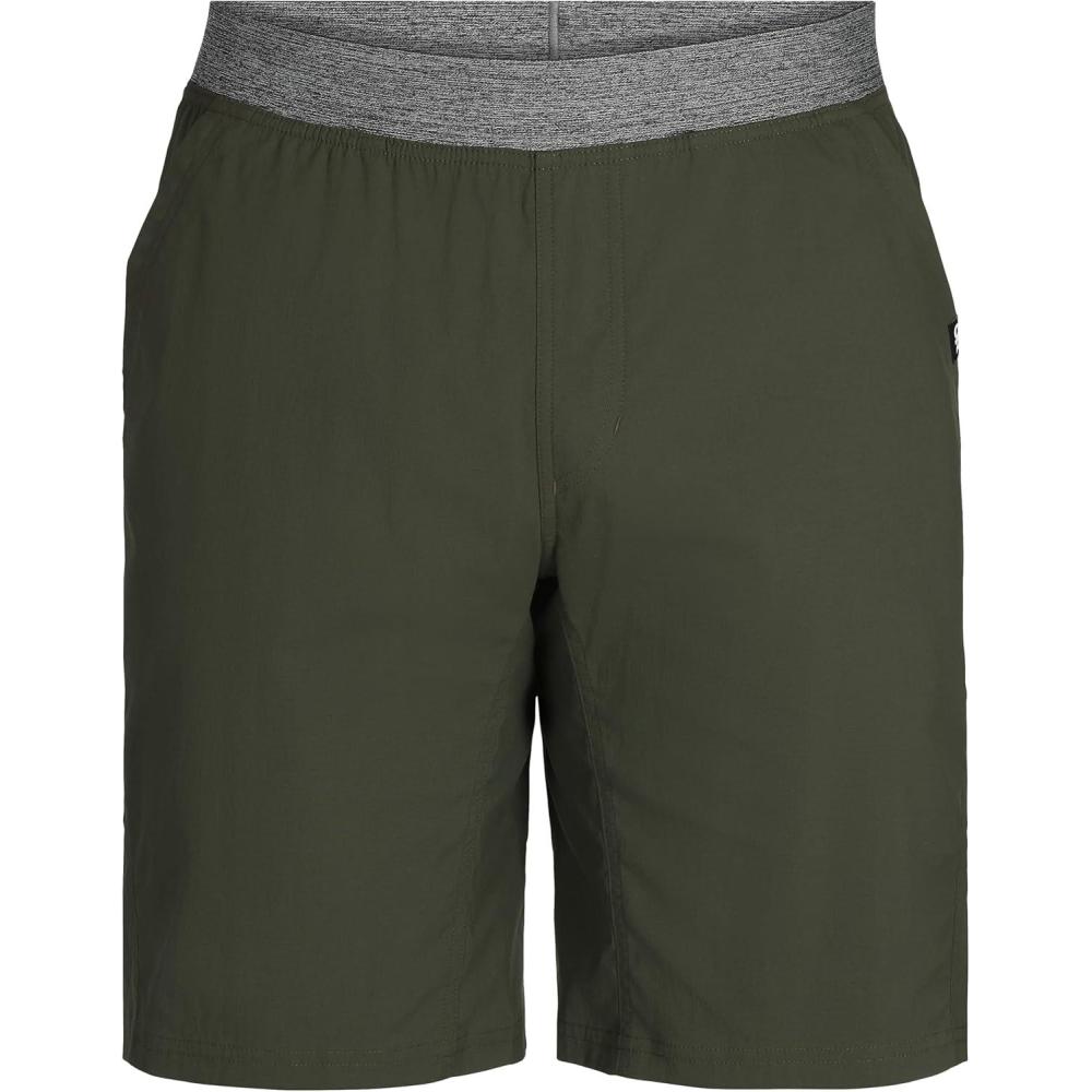 imageOutdoor Research Mens Zendo Shorts 10 Inseam  Stretchable Lightweight Fabric UPF Sun Protection Quick Drying ShortsVerde