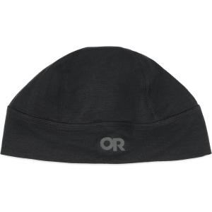 Outdoor Research Alpine Onset Merino Wool 150 Beanie | Breathable, Moisture Wicking, UPF 30+, Double Layered Earband(Black)