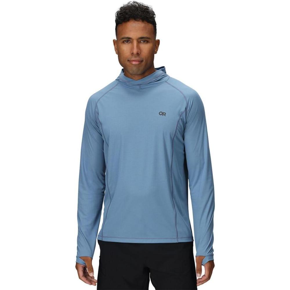 imageOutdoor Research Mens Echo Hoodie  Lightweight UPF 15 Sun Shirt MoistureWicking Odor Control Breathable Olympic XXL