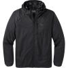 imageOutdoor Research Mens Helium Wind Hoodie  Breathable Waterproof Jacket for MenBlack