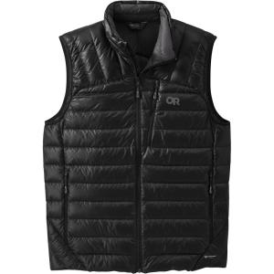 Outdoor Research Men’s Helium Down Vest – Puffer Vest for Men(Black)