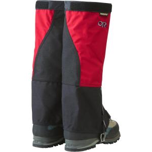 Outdoor Research Unisex Expedition Crocodile Gore-TEX Gaiters(Chili/Black)