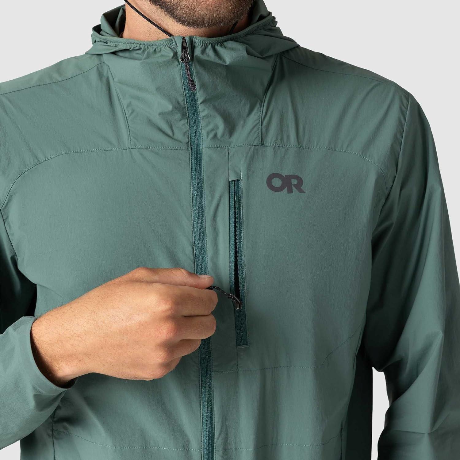 imageOutdoor Research Mens Shadow Wind HoodieMalachite