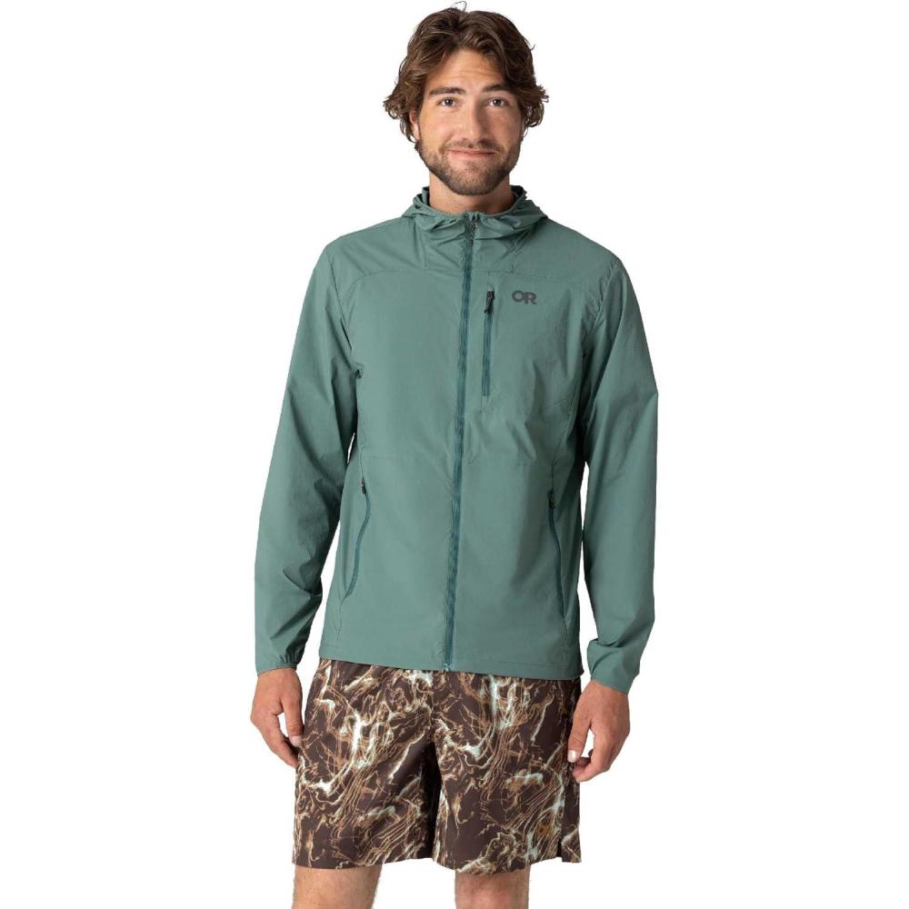 imageOutdoor Research Mens Shadow Wind HoodieMalachite