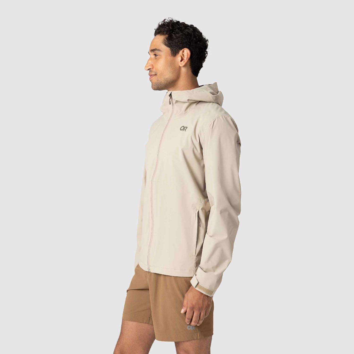 imageOutdoor Research Mens Stratoburst Stretch Rain JacketPro Khaki