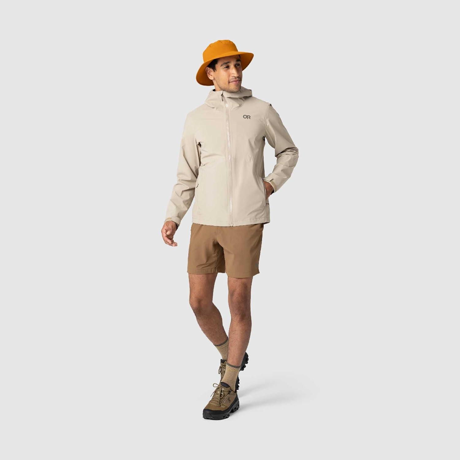 imageOutdoor Research Mens Stratoburst Stretch Rain JacketPro Khaki