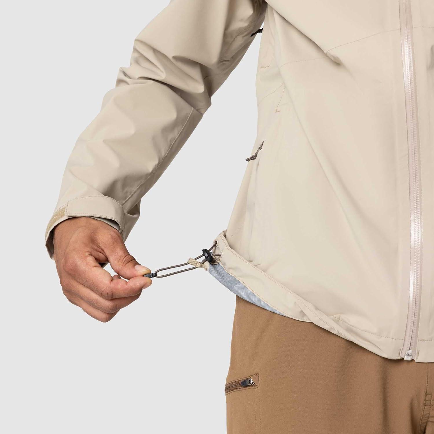 imageOutdoor Research Mens Stratoburst Stretch Rain JacketPro Khaki