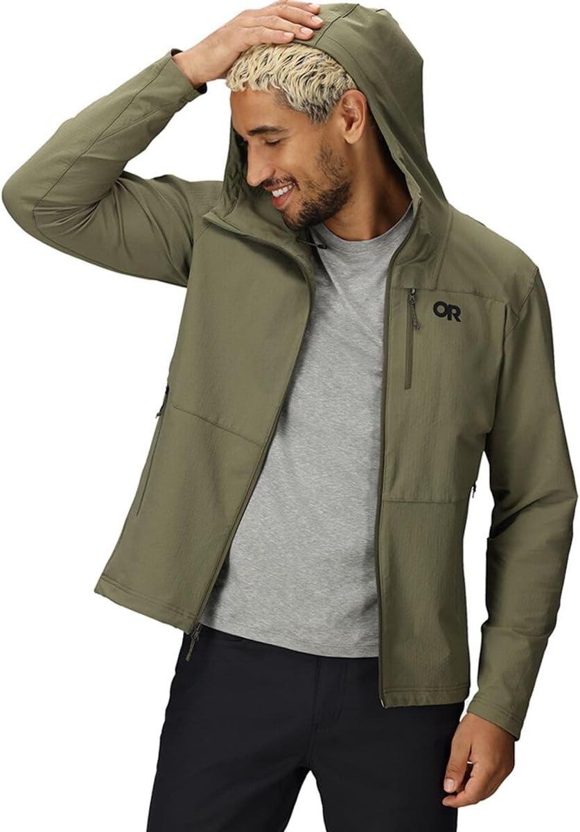 imageOutdoor Research Mens Ultima Softshell HoodieRanger Green
