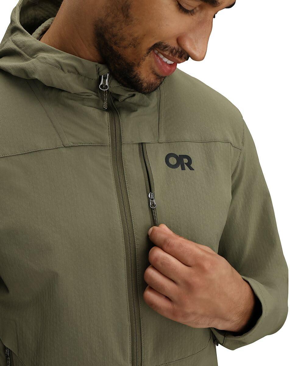 imageOutdoor Research Mens Ultima Softshell HoodieRanger Green