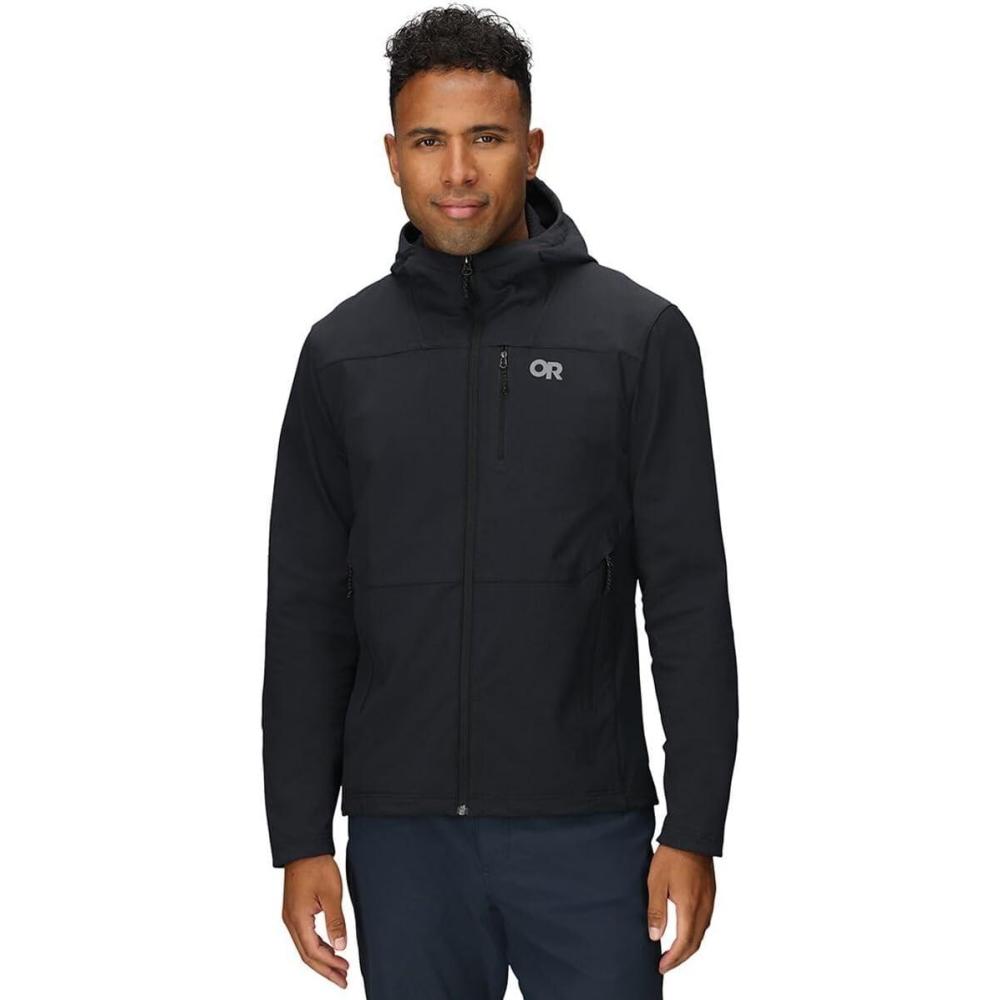 imageOutdoor Research Mens Ultima Softshell HoodieBlack