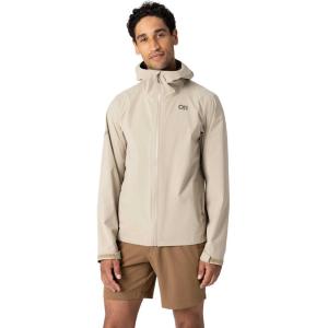 Outdoor Research Men’s Stratoburst Stretch Rain Jacket(Pro Khaki)