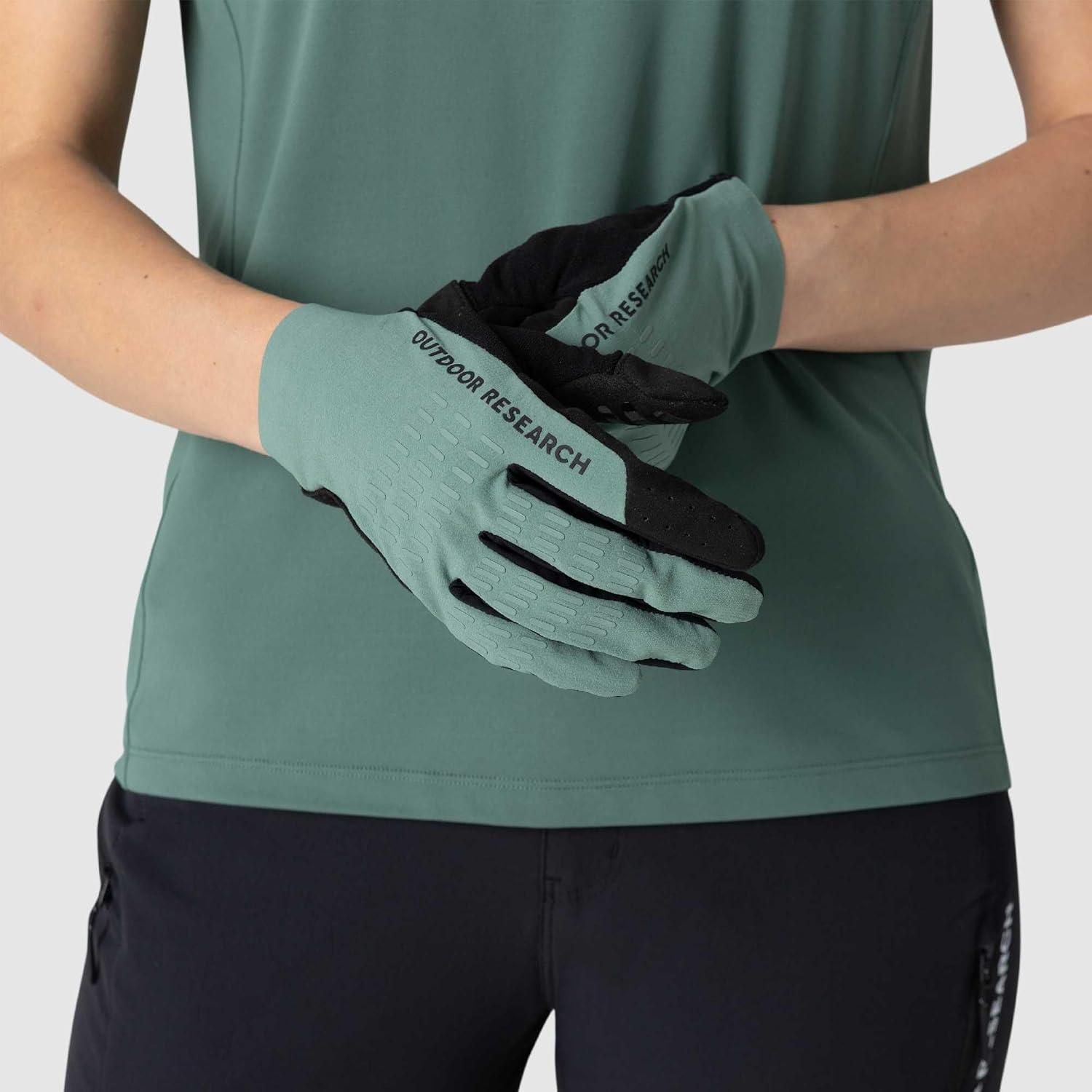 imageOutdoor Research Freewheel MTB XT Bike Glove AllWeather Touchscreen Compatible Mountain Biking Gloves for Men amp WomenMalachite