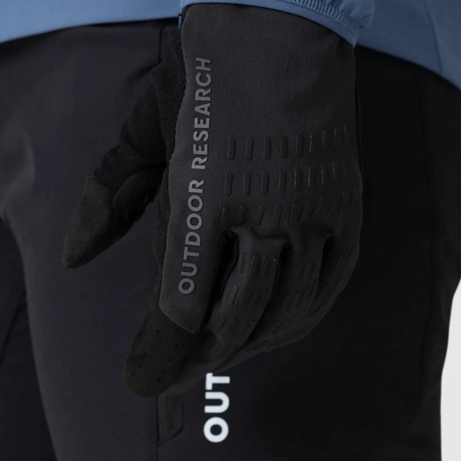 imageOutdoor Research Freewheel MTB XT Bike Glove AllWeather Touchscreen Compatible Mountain Biking Gloves for Men amp WomenSolid Black