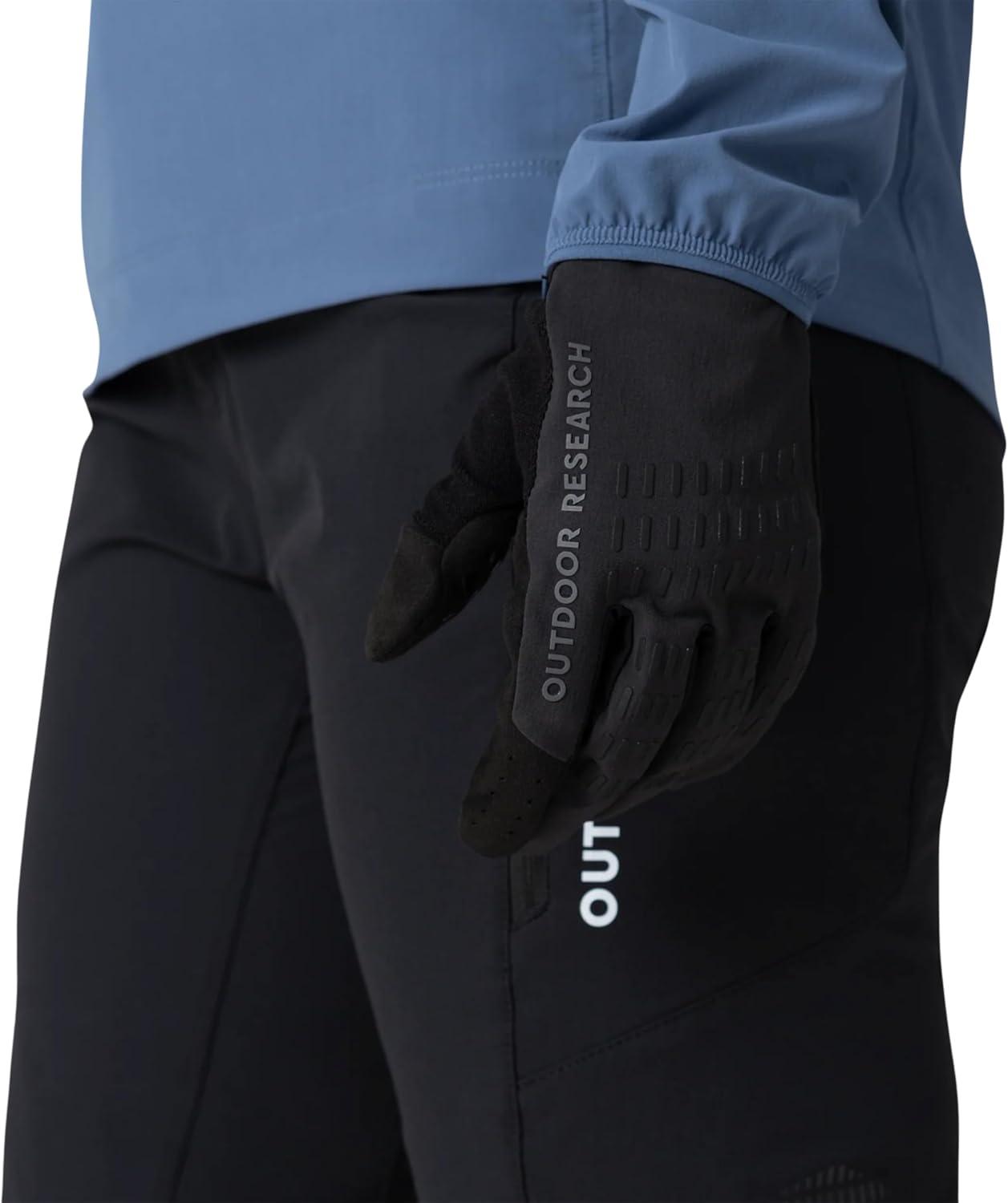 imageOutdoor Research Freewheel MTB XT Bike Glove AllWeather Touchscreen Compatible Mountain Biking Gloves for Men amp WomenSolid Black