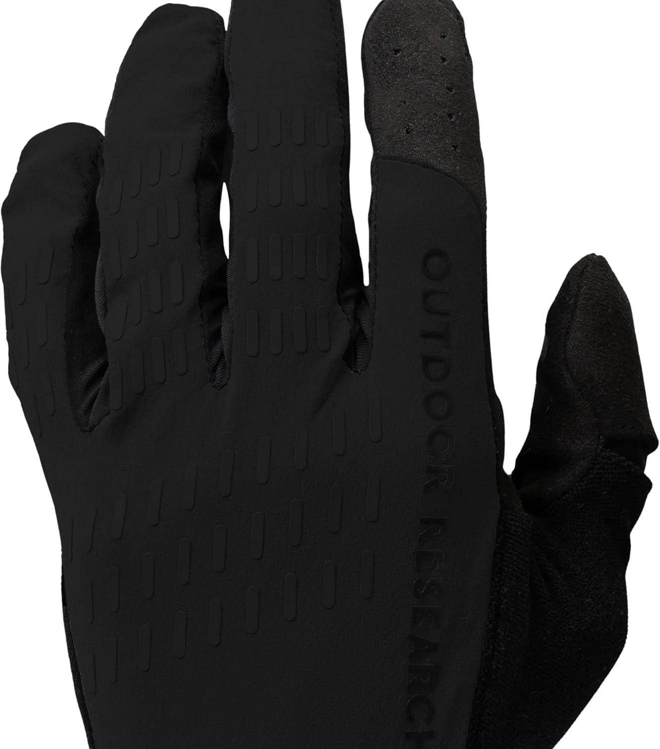 imageOutdoor Research Freewheel MTB XT Bike Glove AllWeather Touchscreen Compatible Mountain Biking Gloves for Men amp WomenSolid Black