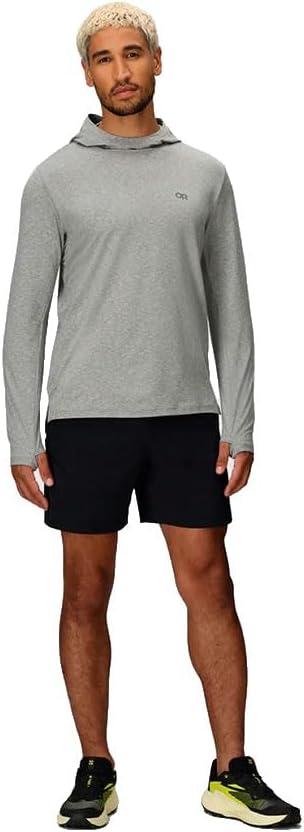 imageOutdoor Research Mens ActiveIce Spectrum Sun Hoodie Self Cooling Moisture Wicking Quick Drying 3 Panel Hood UPF 50 Standard Fit