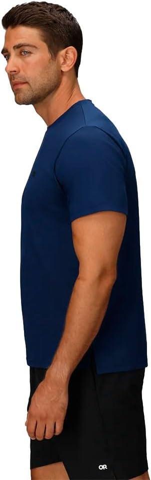 imageOutdoor Research Mens ActiveIce Spectrum Sun TShirt SelfCooling QuickDry MoistureWicking UPF 50 Standard FitCenote