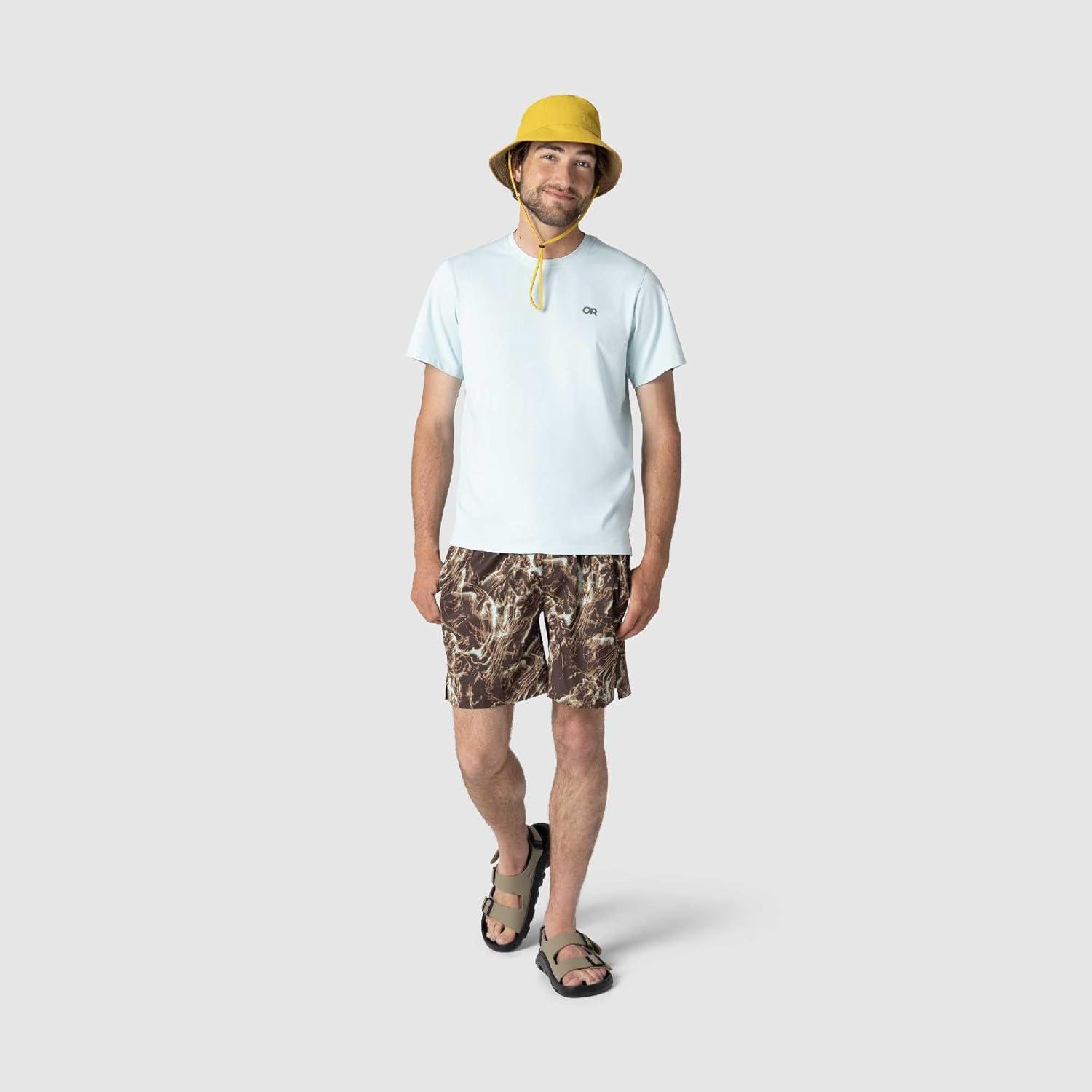 imageOutdoor Research Mens ActiveIce Spectrum Sun TShirt SelfCooling QuickDry MoistureWicking UPF 50 Standard FitTidal