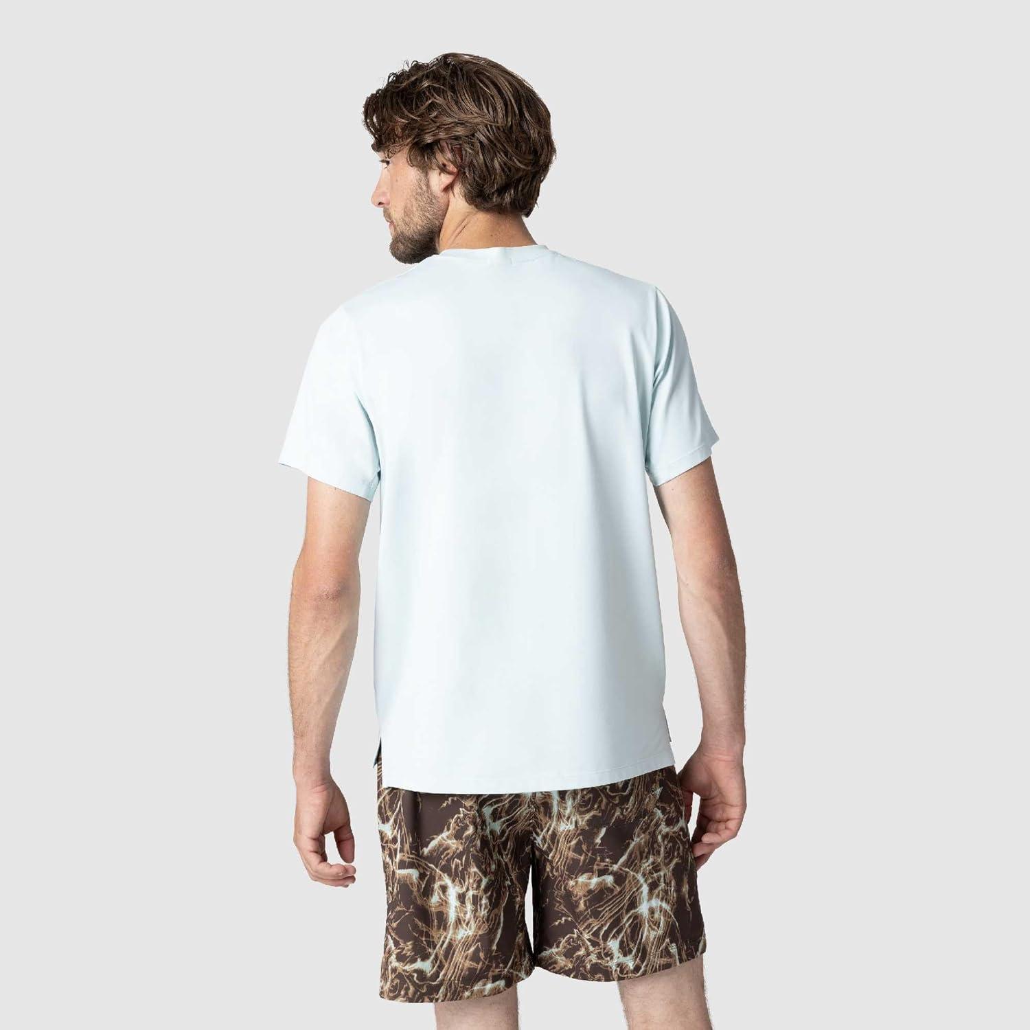 imageOutdoor Research Mens ActiveIce Spectrum Sun TShirt SelfCooling QuickDry MoistureWicking UPF 50 Standard FitTidal