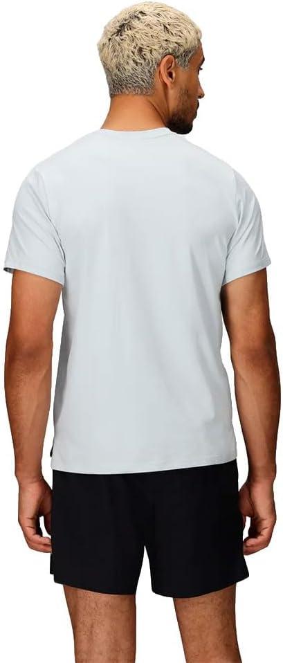 imageOutdoor Research Mens ActiveIce Spectrum Sun TShirt SelfCooling QuickDry MoistureWicking UPF 50 Standard FitTitanium