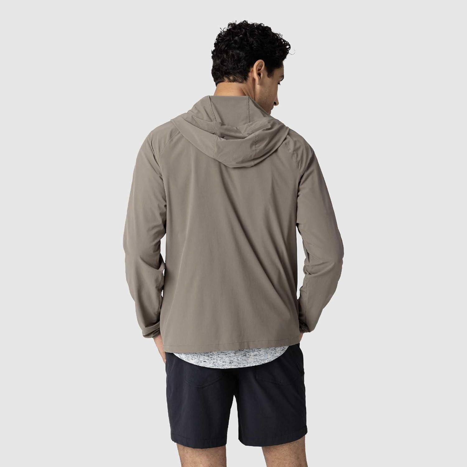 imageOutdoor Research Mens Astroman Full Zip Sun Hoodie Lightweight UPF 30 Shirt for Hiking amp Hot Weather Moisture WickingGravel