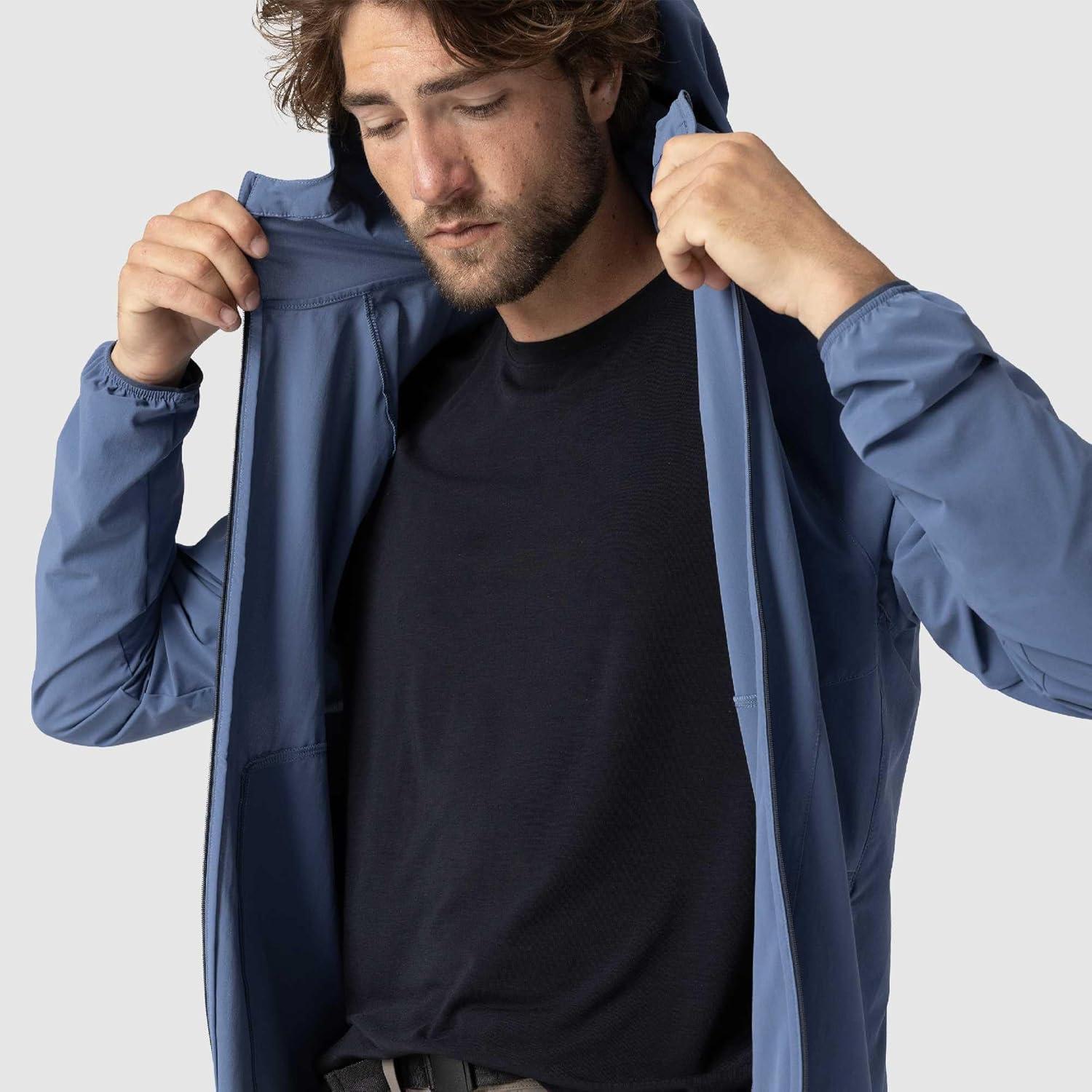 imageOutdoor Research Mens Astroman Full Zip Sun Hoodie Lightweight UPF 30 Shirt for Hiking amp Hot Weather Moisture WickingSkyline