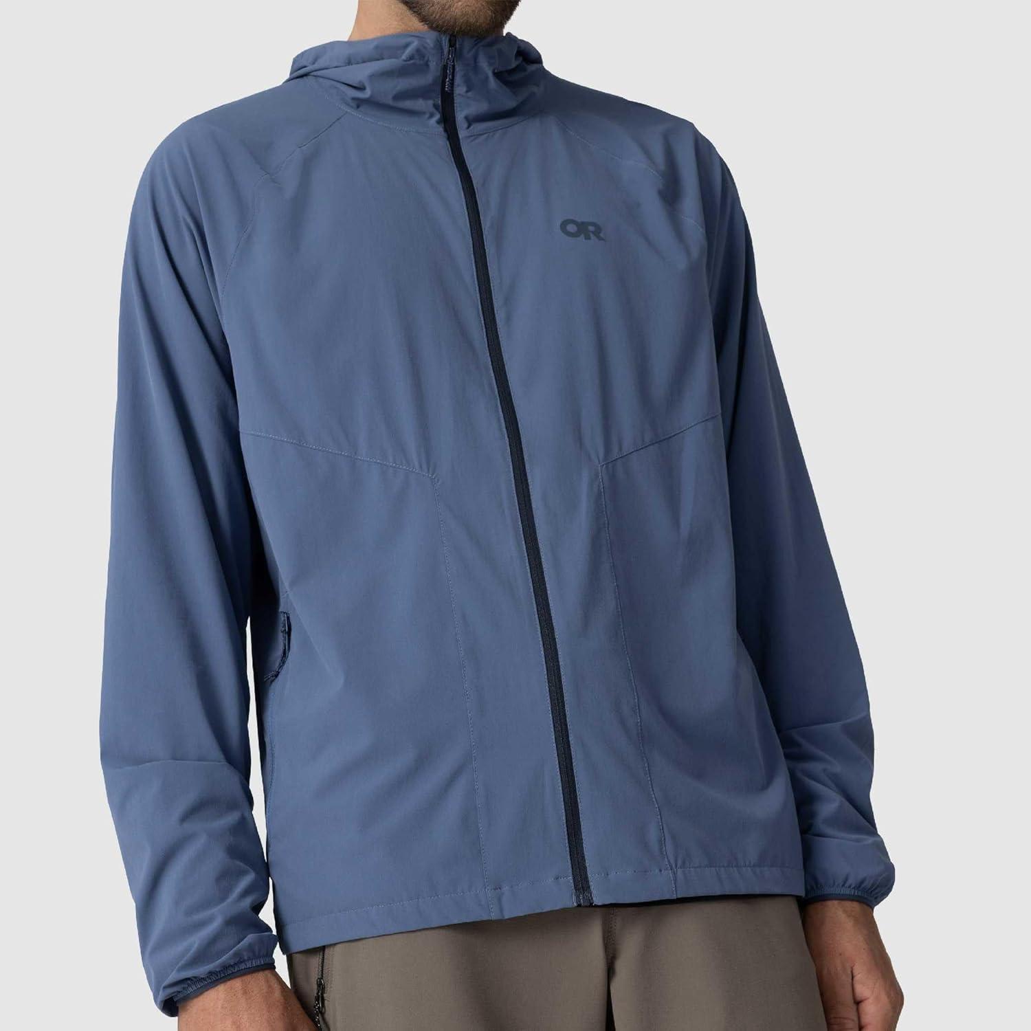 imageOutdoor Research Mens Astroman Full Zip Sun Hoodie Lightweight UPF 30 Shirt for Hiking amp Hot Weather Moisture WickingSkyline
