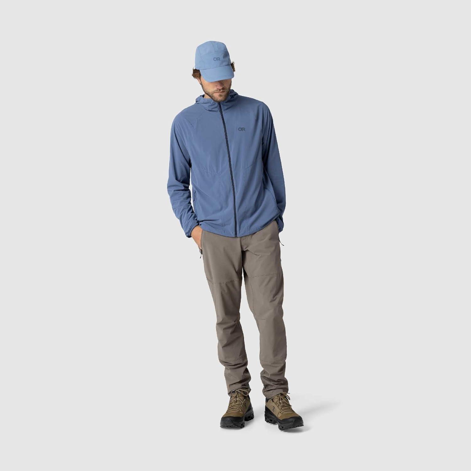 imageOutdoor Research Mens Astroman Full Zip Sun Hoodie Lightweight UPF 30 Shirt for Hiking amp Hot Weather Moisture WickingSkyline