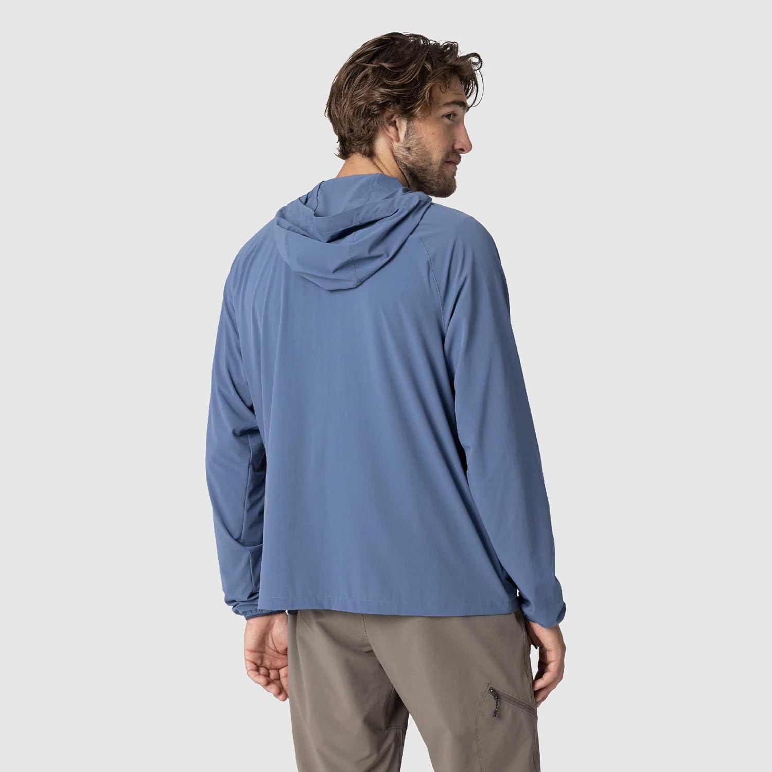 imageOutdoor Research Mens Astroman Full Zip Sun Hoodie Lightweight UPF 30 Shirt for Hiking amp Hot Weather Moisture WickingSkyline