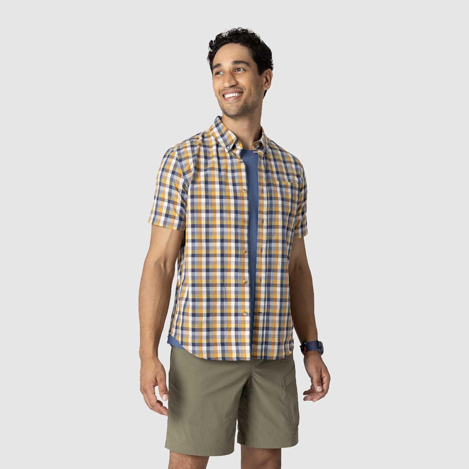 imageOutdoor Research Mens Rooftop Short Sleeve Shirt Button Down Shirt for MenSedona Plaid