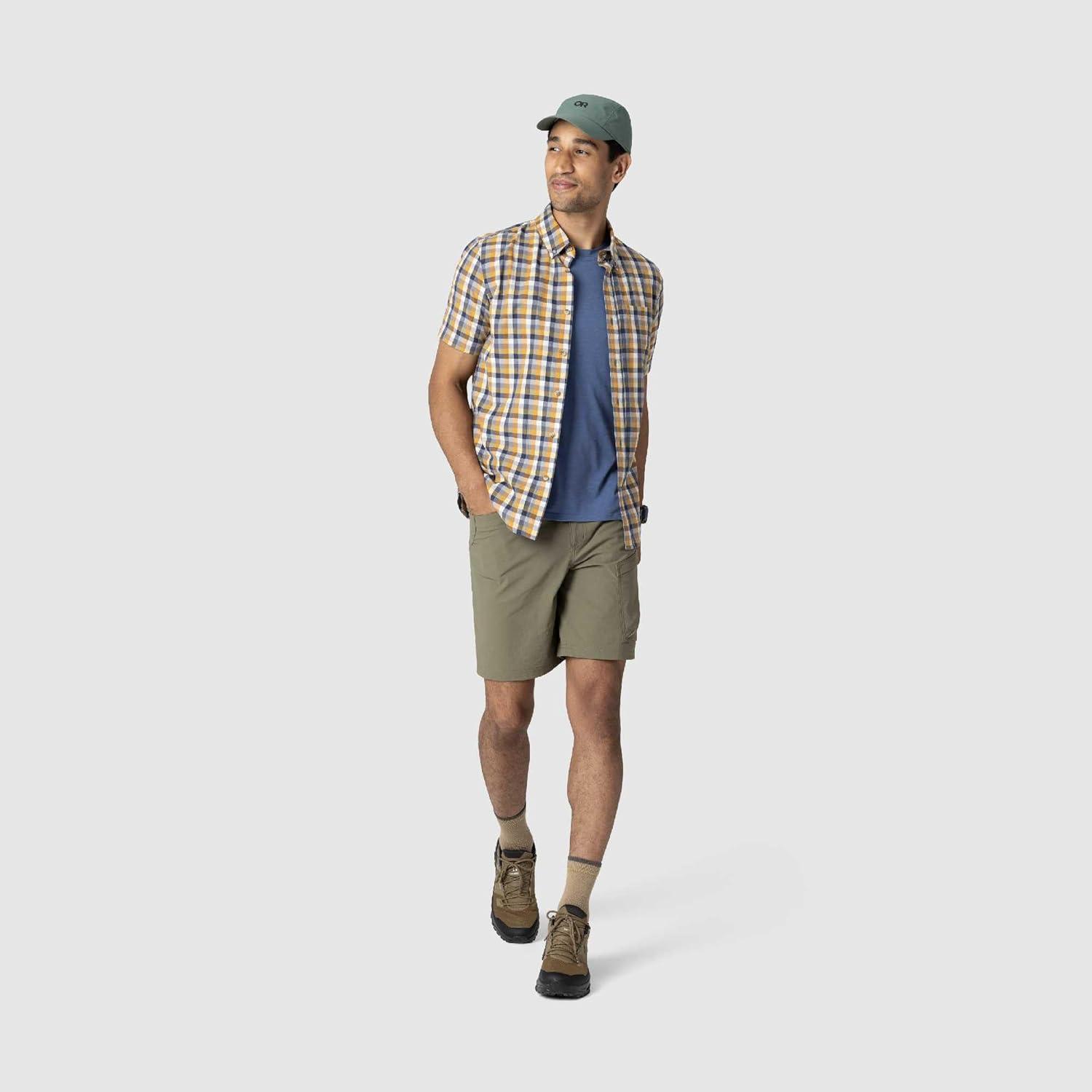 imageOutdoor Research Mens Rooftop Short Sleeve Shirt Button Down Shirt for MenSedona Plaid