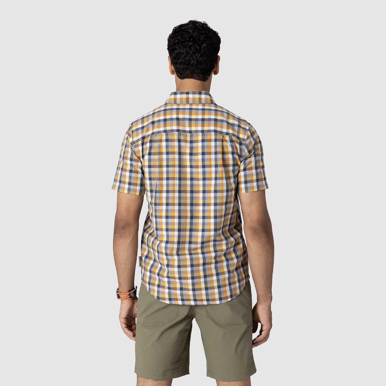 imageOutdoor Research Mens Rooftop Short Sleeve Shirt Button Down Shirt for MenSedona Plaid