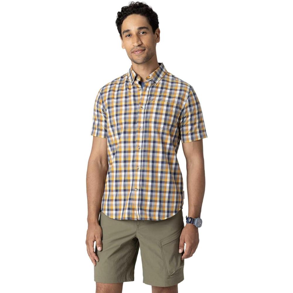 imageOutdoor Research Mens Rooftop Short Sleeve Shirt  Button Down Shirt for MenSedona Plaid