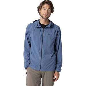 Outdoor Research Men’s Astroman Full Zip Sun Hoodie | Lightweight UPF 30+ Shirt for Hiking & Hot Weather, Moisture Wicking(Skyline)