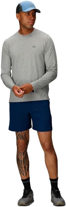 imageOutdoor Research Mens ActiveIce Spectrum Sun Long Sleeve TeeGrey Heather
