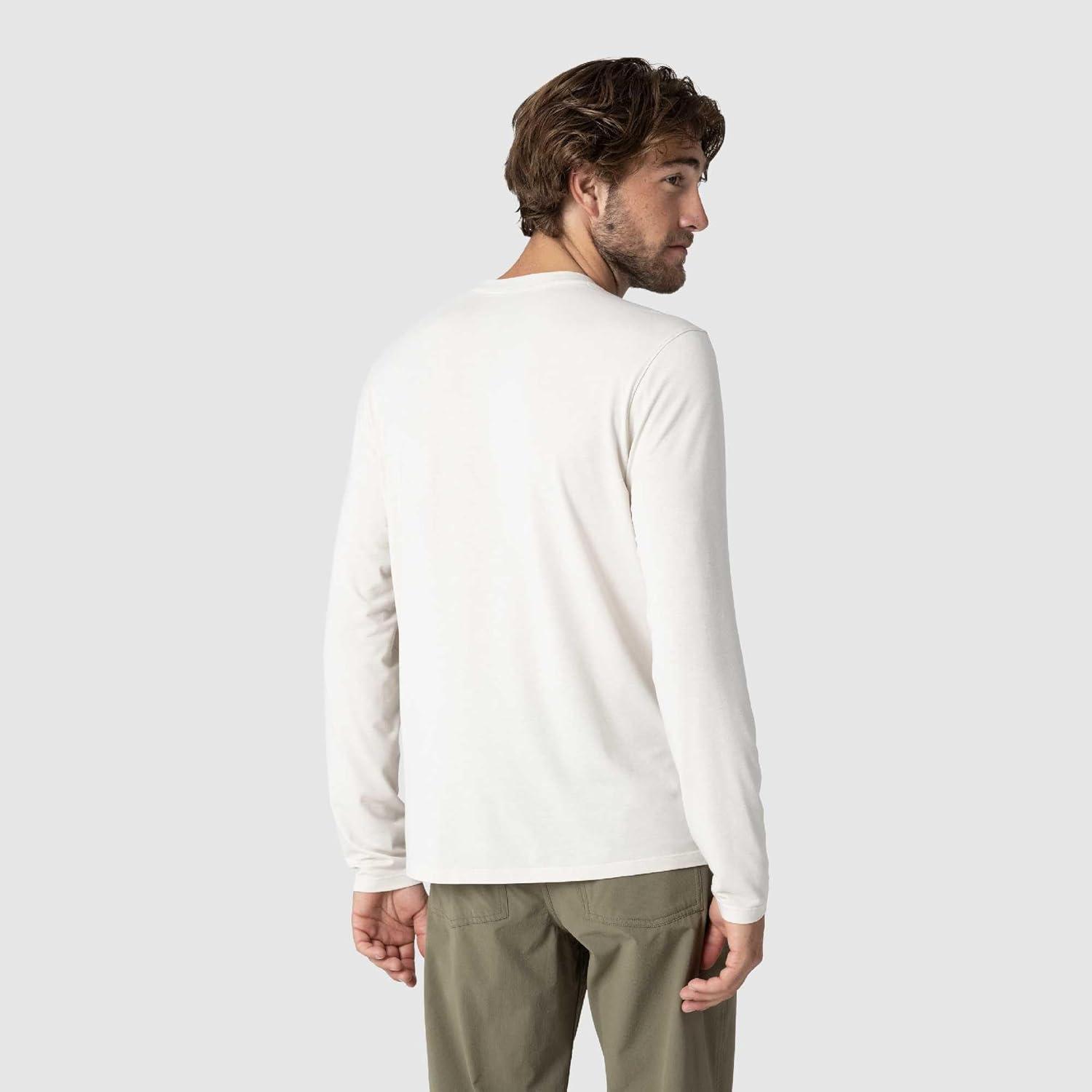 imageOutdoor Research Mens Eclipse Sun Long Sleeve Tee Water amp Wind Resistant Breathable UPF 50 Lightweight Workout TopOyster