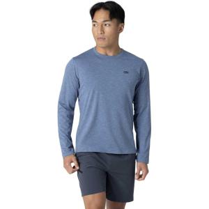 Outdoor Research Men’s ActiveIce Spectrum Sun Long Sleeve Tee(Ascent Blue Heather)